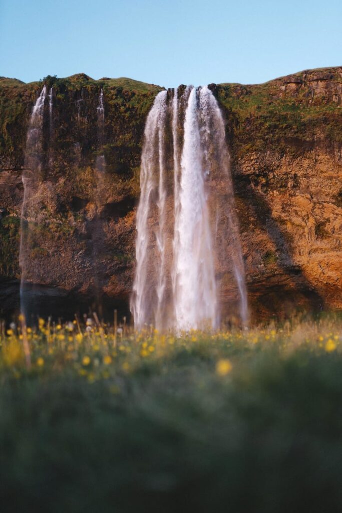 view of seljalandsfoss waterfall in iceland 2023 11 27 04 50 59 utc